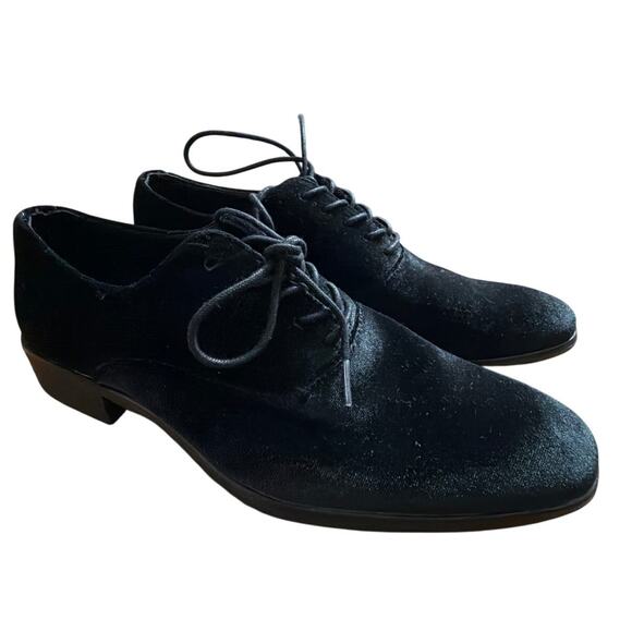 Call It Spring Jonathan Lace Up Oxford Dress Shoes Velvet Black Men\'s Size 7